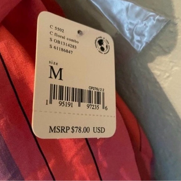 Free People Mackenzie Wrap Top Berry Colored M - Picture 4 of 6